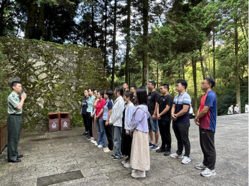 上海体育大学四院（体教、经管、心理、艺术）联组“走进革命圣地·见证百年复兴”井冈山党纪理想信念教育培训活动